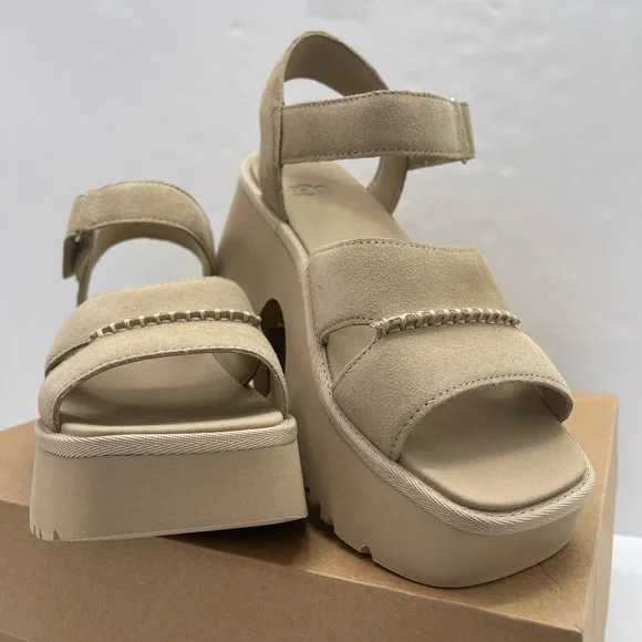 UGG NEW HEIGHTS ANKLE STRAP W9 PLATFORM HEELED SANDALS Beige 
MDSD Mustard Seed - Picture 5 of 16